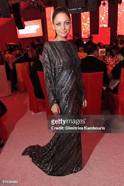 Nicole Richie attends the 18th Annual Elton John AIDS Foundation Oscar party held at Pacific Design Center on March 7, 2010 in West Hollywood,...
