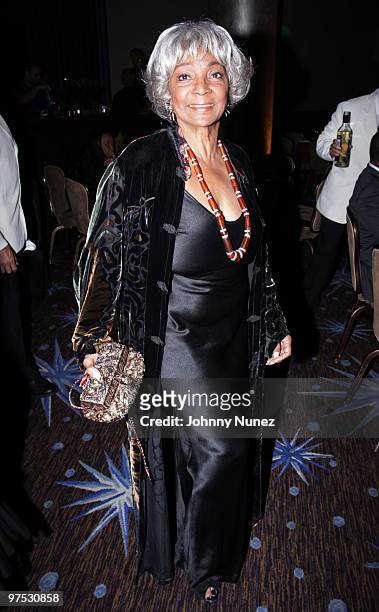 Nichelle Nichols attends 11th Annual Uniting Nations Awards viewing and dinner after party at the Beverly Hilton hotel on March 7, 2010 in Beverly...