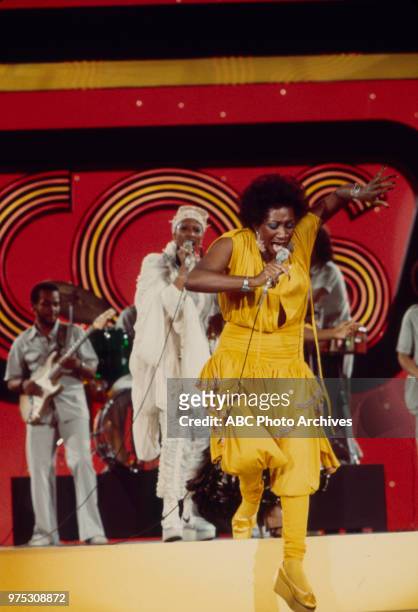 Nona Hendryx, Patti LaBelle, LaBelle performing on Disney General Entertainment Content via Getty Images's 'Cos'.
