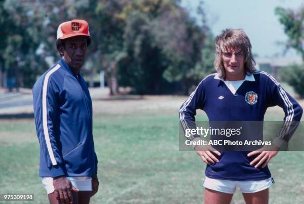 Bill Cosby, Rod Stewart appearing on Disney General Entertainment Content via Getty Images's 'Cos'.