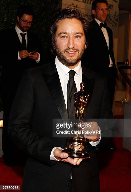 Producer Greg Shapiro attends the 2010 Vanity Fair Oscar Party hosted by Graydon Carter at the Sunset Tower Hotel on March 7, 2010 in West Hollywood,...