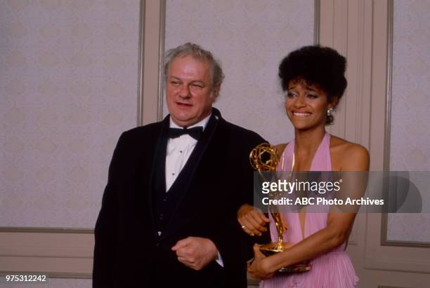 Charles Durning, Debbie Allen appearing at the 34th Primetime Emmy Awards, Pasadena Civic Auditorium, Pasadena, CA, September 19, 1982.