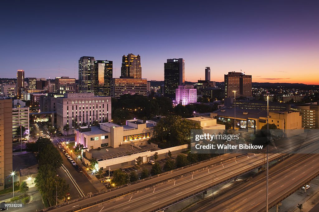 Dusk over Birmingham