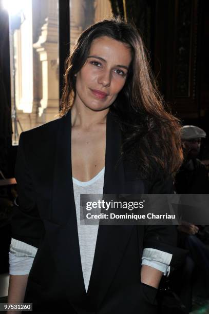 Zoe Felix attends the Stella McCartney Ready to Wear show as part of the Paris Womenswear Fashion Week Fall/Winter 2011 at Opera Garnier on March 8,...