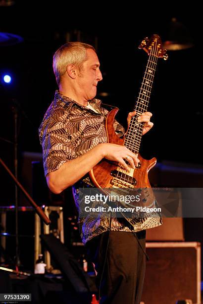 Chris Peck performs on stage with Joe Roy Jackson at the Jamaica Jazz and Blues Festival Prelude Series at the Sunset Jamaica Grand on January 25th...