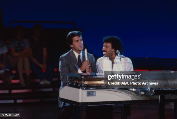 Dick Clark, Lionel Richie on 'American Bandstand'.