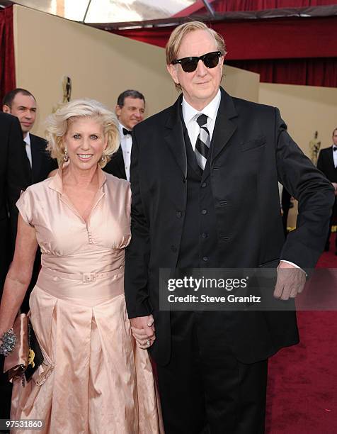 Writer Callie Khouri and composer T Bone Burnett arrive at the 82nd Annual Academy Awards held at the Kodak Theatre on March 7, 2010 in Hollywood,...