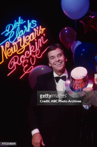 Dick Clark promotional photo for 'New Year's Rockin' Eve'.