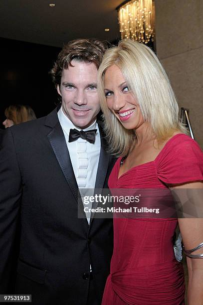 Singer Debbie Gibson and boyfriend Rutledge Taylor arrive at the 11th Annual Children Uniting Nations Oscar Celebration, held at the Beverly Hilton...