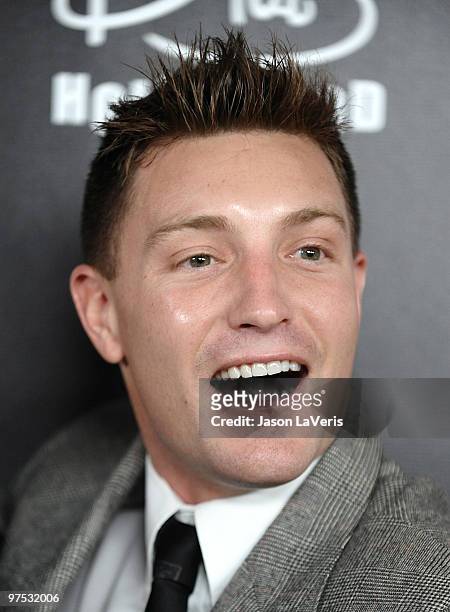 Actor Lane Garrison attends the E! Oscar viewing and after party at Drai's Hollywood on March 7, 2010 in Hollywood, California.