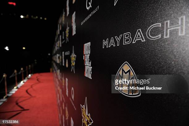 General view of atmosphere at the Maybach at the 3rd Annual Pre-Oscar Hollywood Domino Gala Benefitting Artists for Peace and Justice at Bar 210 at...