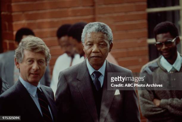 Ted Koppel, Nelson Mandela.