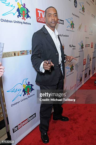 Actor Miguel Nunez arrives at the 11th Annual Children Uniting Nations Oscar Celebration, held at the Beverly Hilton Hotel on March 7, 2010 in...