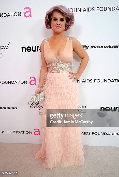 Kelly Osbourne arrives at the 18th Annual Elton John AIDS Foundation Oscar party held at Pacific Design Center on March 7, 2010 in West Hollywood,...