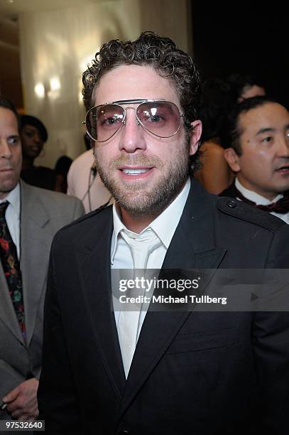 Singer Elliott Yamin arrives at the 11th Annual Children Uniting Nations Oscar Celebration, held at the Beverly Hilton Hotel on March 7, 2010 in...