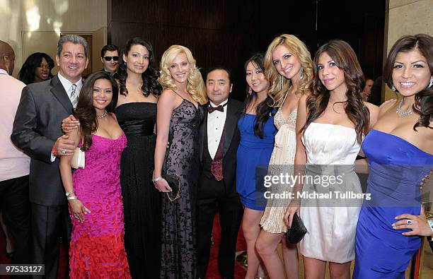 Players of the International Poker Players Association arrive at the 11th Annual Children Uniting Nations Oscar Celebration, held at the Beverly...