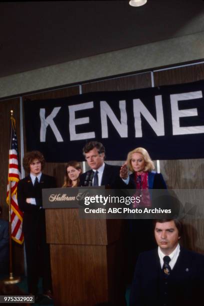 Ted Kennedy, Joan Bennett Kennedy and family appearing in New York State Primary.