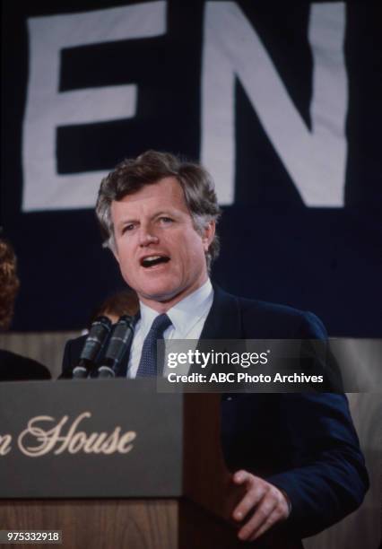 Ted Kennedy appearing in New York State Primary.