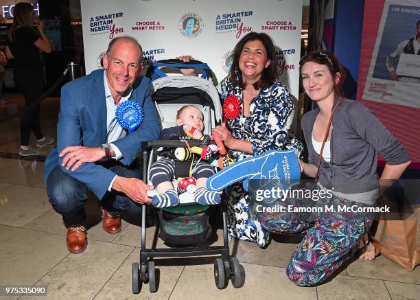 Kirstie Allsopp and Phil Spencer campaign for a Cleaner, Greener, Smarter Britain at Westfield Stratford City on June 15, 2018 in London, England.