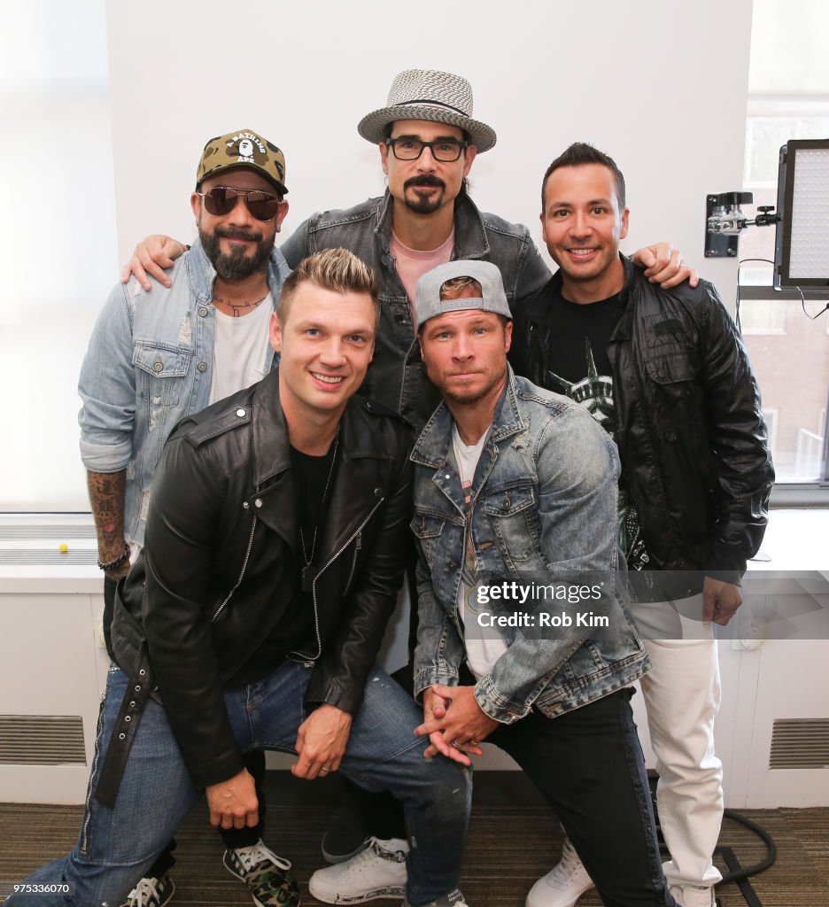 The Backstreet Boys Visit "The Elvis Duran Z100 Morning Show"
