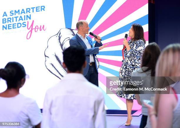 Kirstie Allsopp and Phil Spencer campaign for a Cleaner, Greener, Smarter Britain at Westfield Stratford City on June 15, 2018 in London, England.