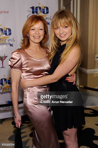 Frances Fisher and daughter Francesca Fisher-Eastwood attend The 20th Annual Night Of 100 Stars Awards Gala at Beverly Hills Hotel on March 7, 2010...
