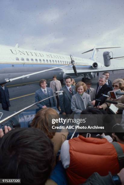 Rosalynn Carter on the campaign trail.