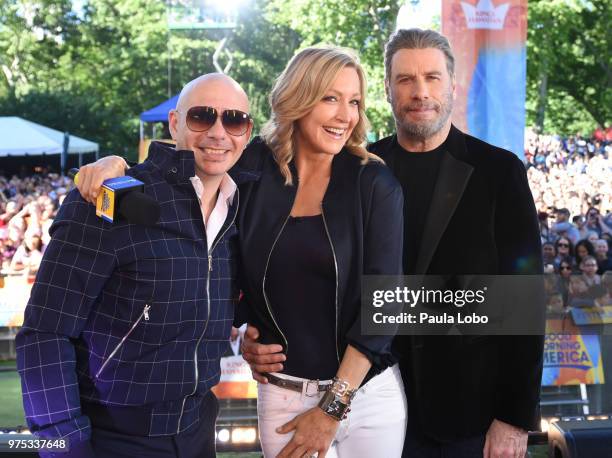 Pitbull performs live on "Good Morning America," as part of the GMA Summer Concert series on Friday, June 15, 2018 airing on the Walt Disney...