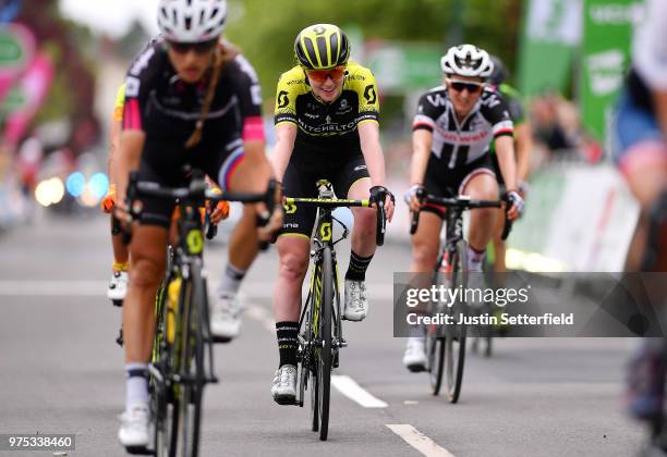 Arrival / Alexandra Manly of Australia and Team Mitchelton-Scott / during the 5th OVO Energy Women's Tour 2018, Stage 3 a 151km stage from Atherstone...