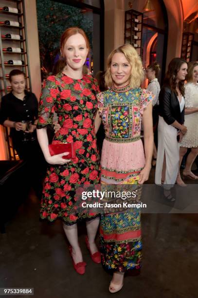 Host Committee Member Karen Elson and actress Naomi Watts attend Restoration Hardware's unveiling at The Gallery at Green Hills at RH on June 14,...