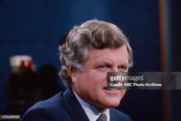 Ted Kennedy appearing on Walt Disney Television via Getty Images's 'This Week With David Brinkley'.