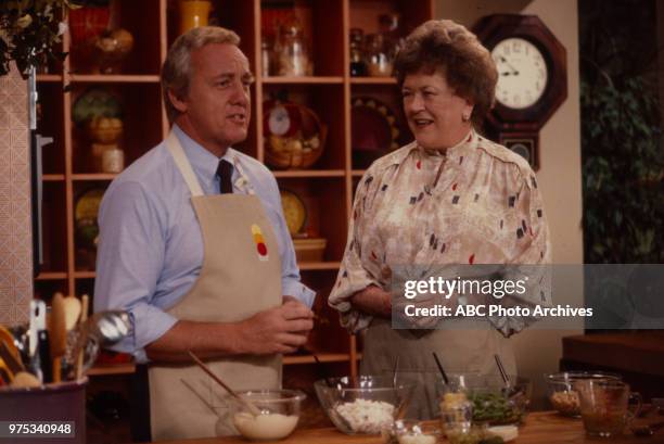 Steve Bell, Julia Child cooking.