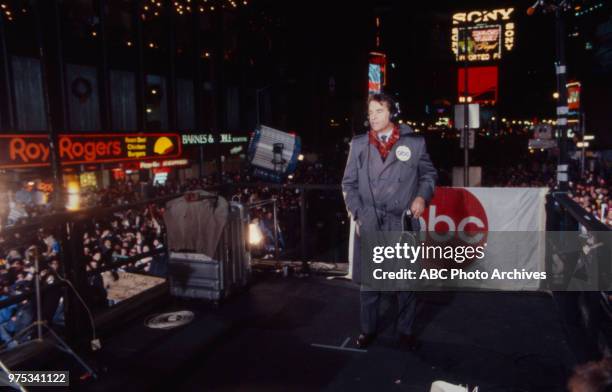 New York City, NY Dick Clark live for 'New Year's Rockin' Eve'.