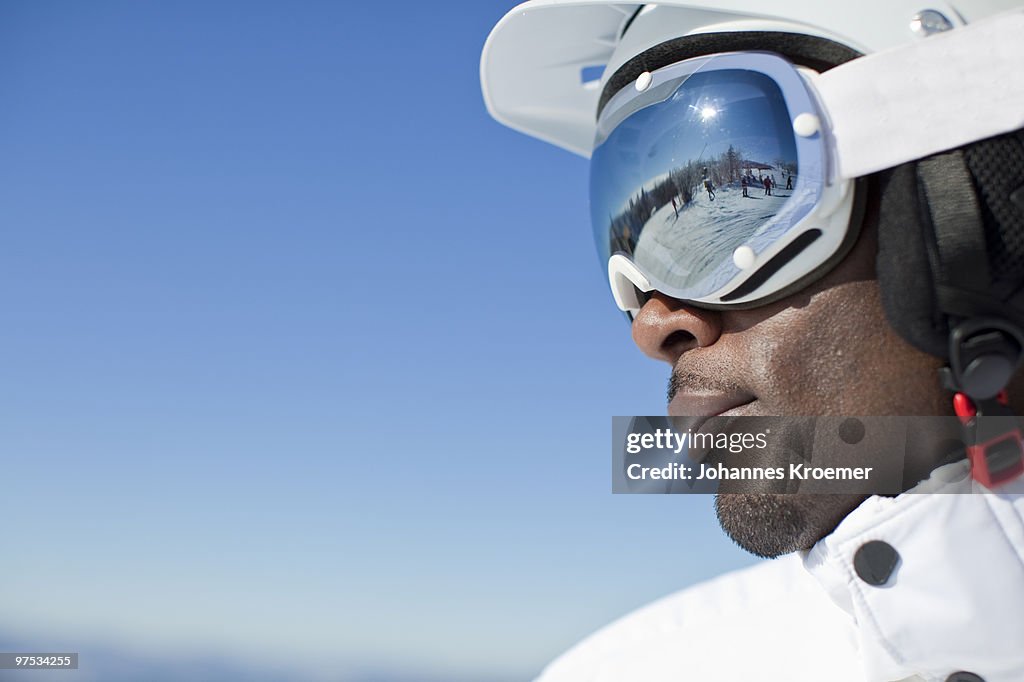 Portrait of skier