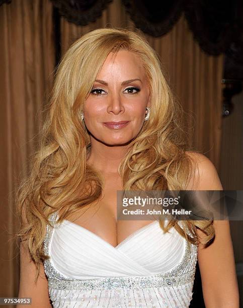 Actress/Model Cindy Margolis attends the 20th Annual Night Of 100 Stars Oscar Gala in the Crystal Ballroom at the Beverly Hills Hotel on March 7,...