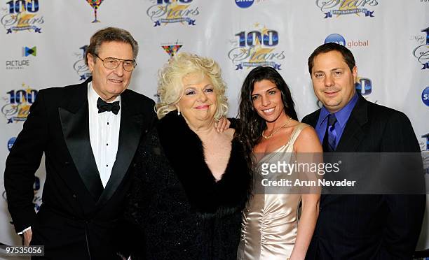 Actor Joe Bologna, actress Renee Taylor and guests attend The 20th Annual Night Of 100 Stars Awards Gala at Beverly Hills Hotel on March 7, 2010 in...