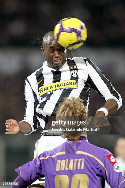 Mohamed Sissoko of Juventus FC in action during the Serie A match between at ACF Fiorentina and Juventus FC at Stadio Artemio Franchi on March 6,...