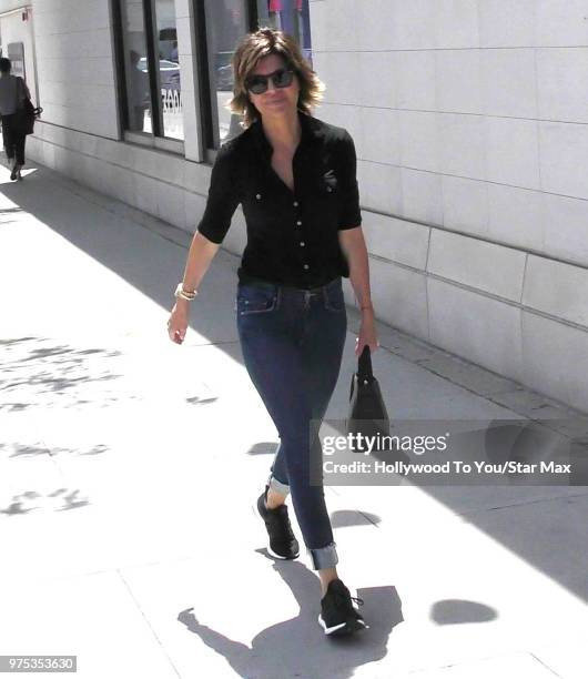 Lisa Rinna is seen on June 14, 2018 in Los Angeles, California.