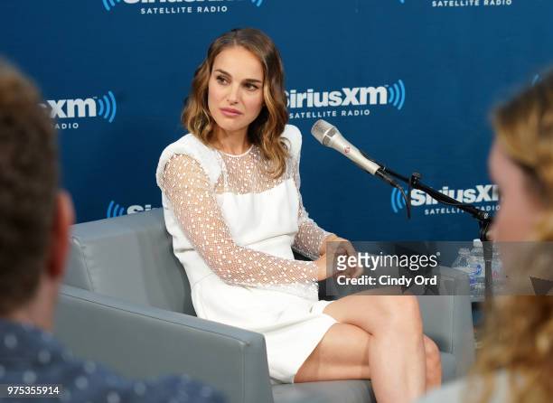 SiriusXM Town Hall with Natalie Portman hosted by Hoda Kotb at SiriusXM Studios on June 15, 2018 in New York City.