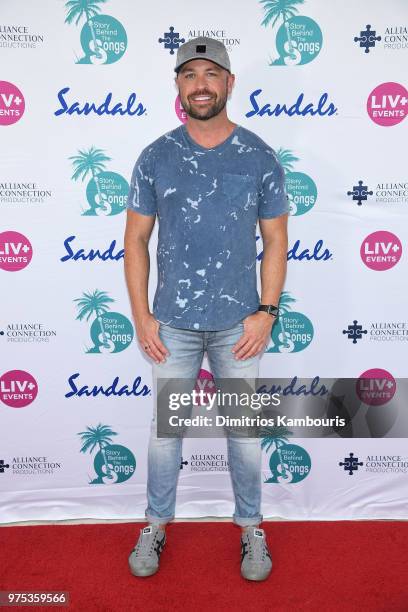 Cody Alan makes a red carpet appearance at Sandals Royal Bahamian during CMT Story Behind the Songs LIV+ Weekend on June 14, 2018 in Nassau, Bahamas.