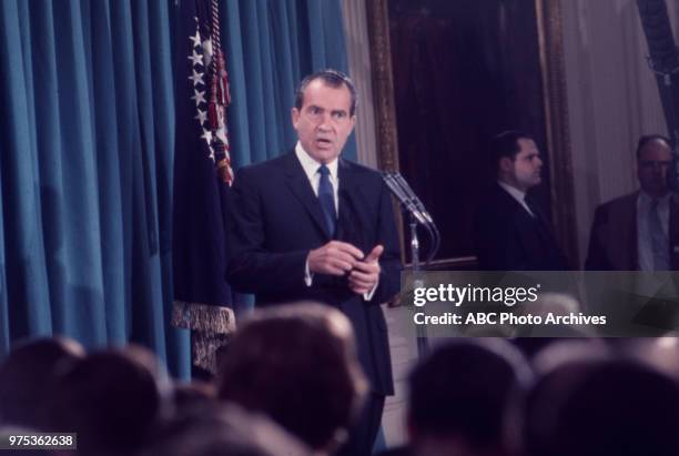 President Richard speaking to crowd.