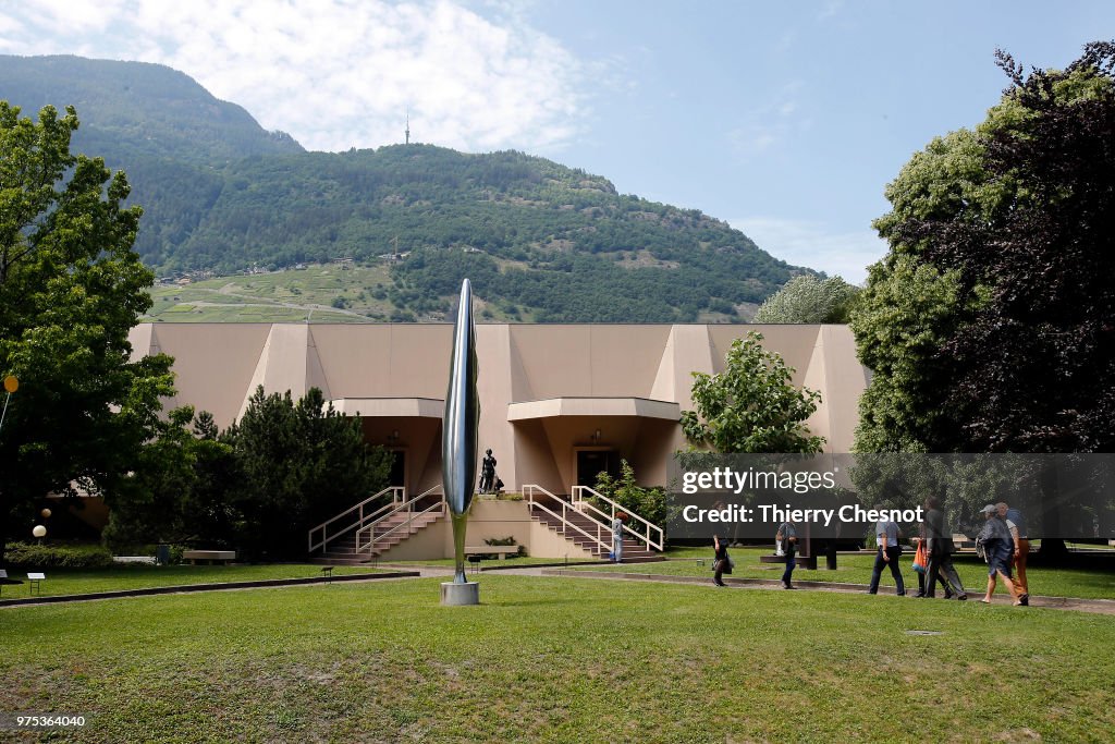 Pierre Soulages's Retrospective At Fondation Pierre Gianadaa In Martigny