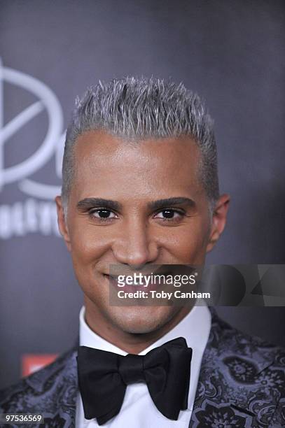 Jay Manuel poses for a picture at the E! Oscar Viewing and After Party at Drai's Hollywood on March 7, 2010 in Hollywood, California.