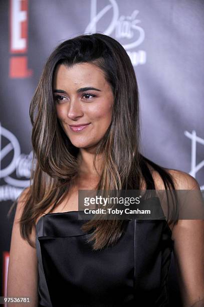 Cote De Pablo poses for a picture at the E! Oscar Viewing and After Party at Drai's Hollywood on March 7, 2010 in Hollywood, California.