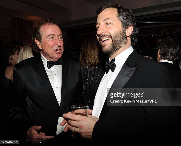 Eric Idle and director Judd Apatow attend the 2010 Vanity Fair Oscar Party hosted by Graydon Carter at the Sunset Tower Hotel on March 7, 2010 in...