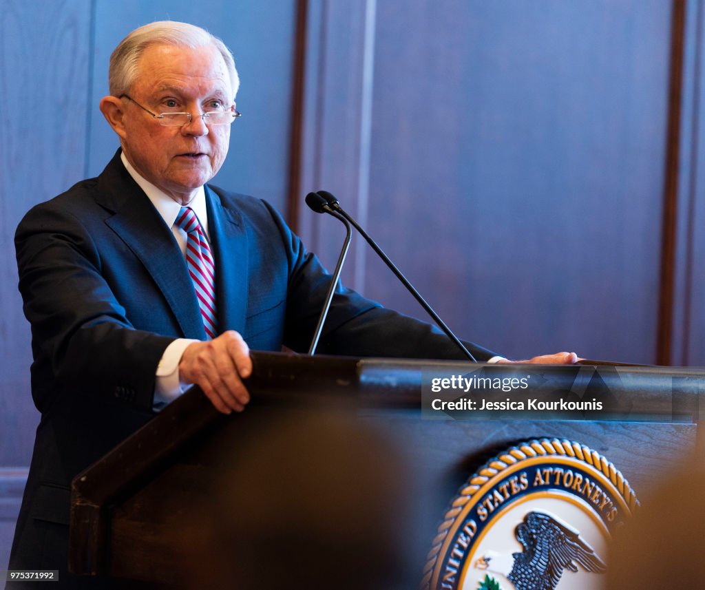 AG Jeff Sessions Delivers Remarks On Immigration And Law Enforcement In PA