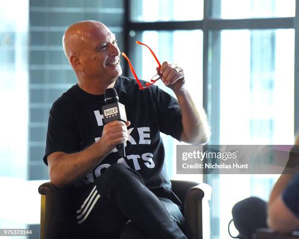 Howie Mandel visits BUILD on June 15, 2018 at Build Studio in New York City.