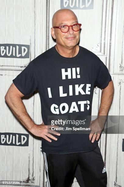 Comedian/TV personality Howie Mandel attends the Build Series to discuss "America's Got Talent" at Build Studio on June 15, 2018 in New York City.