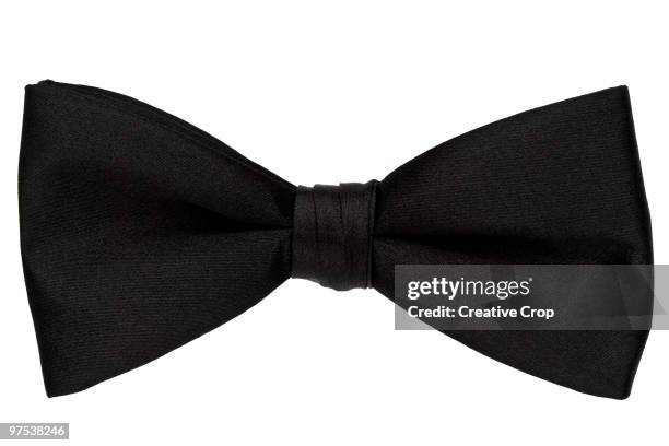 black bow tie, on white background - creative rf stock pictures, royalty-free photos & images