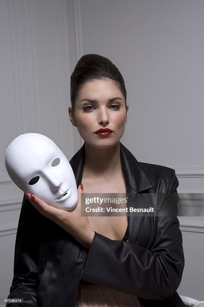 Luxurious woman and plastic surgery moment